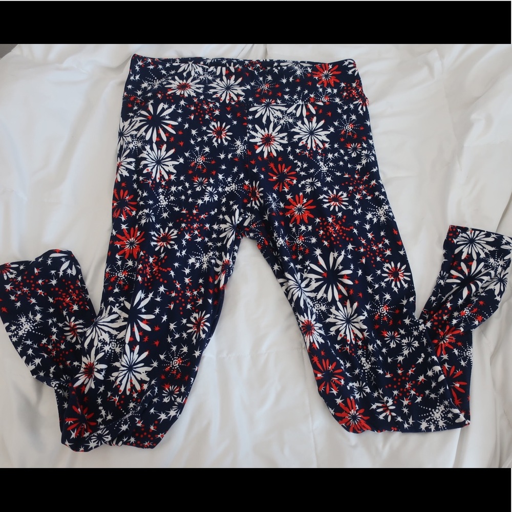 Lula Roe firework pants